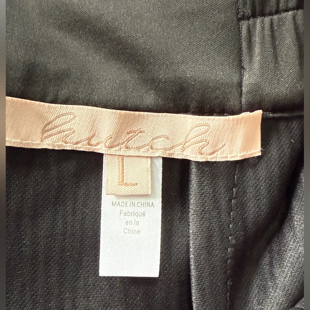 Anthropologie Metallic Silver Wide-Leg Women's Pants - Picture 6 of 7
